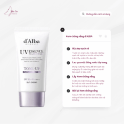 Kem Chống Nắng d'Alba Nâng Tông Sáng Hồng Tự Nhiên